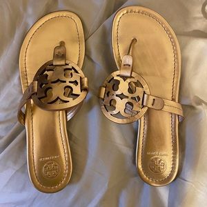 Tory Burch Rose Gold Miller Sandal